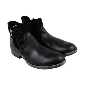 GBX Men's Tacks Double Zipper Leather  Boots,